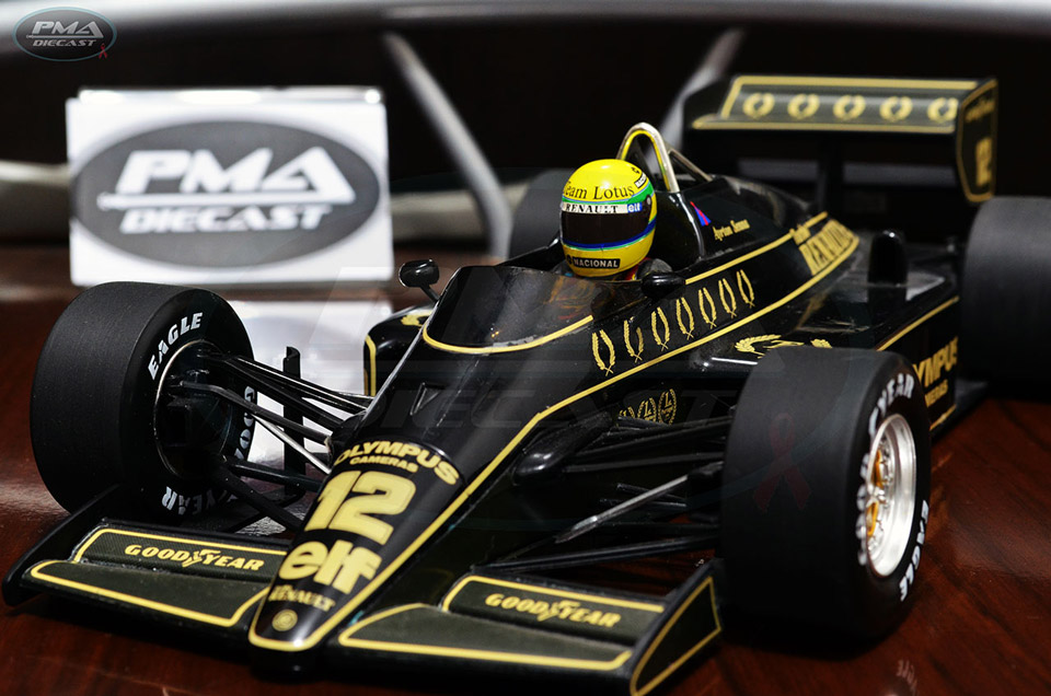 AYRTON SENNA 1985 LOTUS 97T 1:18
